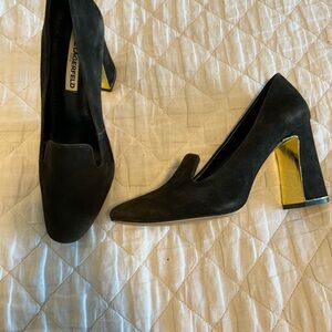 Black suede Karl Lagerfeld Women's Heels